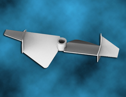 Rendering of Doubly Pitched HiFLow Impeller