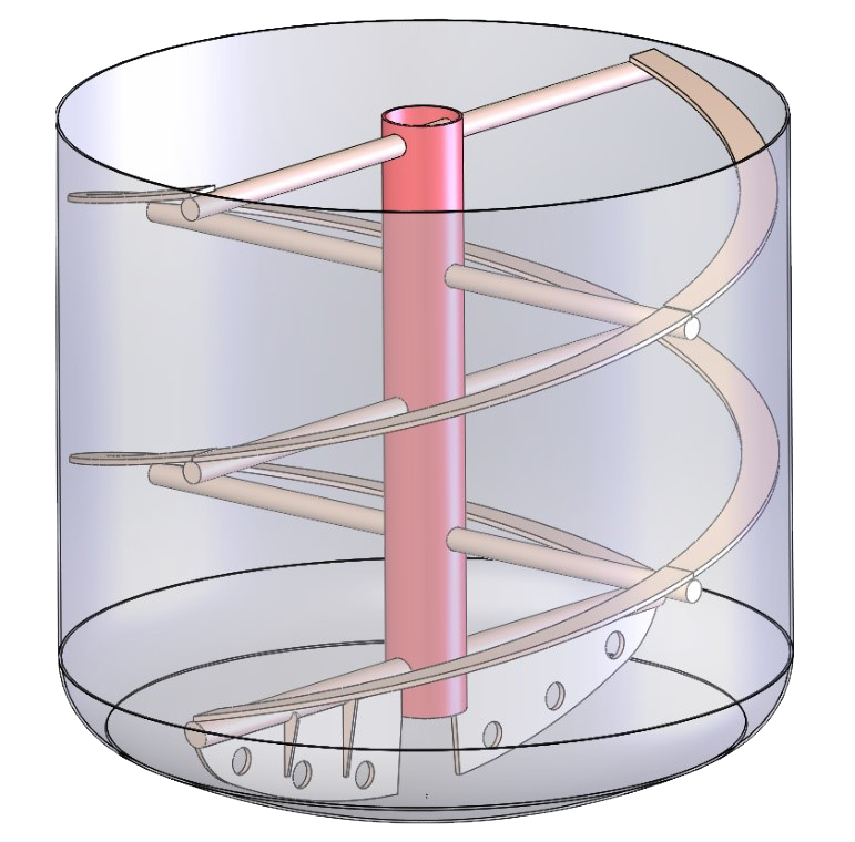 Drawing of High Vicosity Mixing Impeller