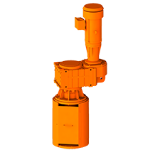 ProQuip C Series Top-Entry Tank Agitator 3D Rendering of ProQuip C Series Top-Entry Tank Agitator