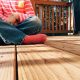 Picture of Child Sitting on Deck 2
