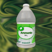 Photo of Ammonia Gallon Bottle on Green Abstract Background