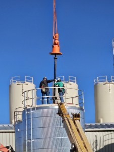 Closeup Photo of ProQuip Chemical Agitators Installation