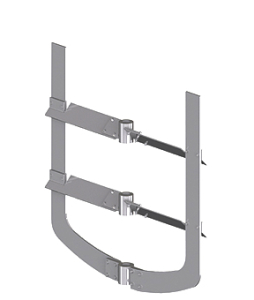 Illustration of ProQuip Gate Impeller for High Viscosity Mixing Applications