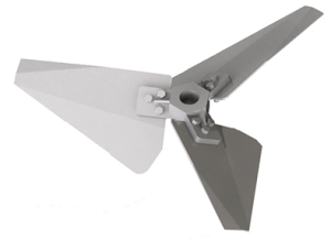 Illustration of ProQuip HiFlow High Efficiency Low Viscosity Hydrofoil Impeller