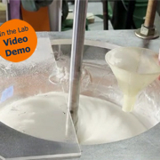 Blending Solids Into High Viscosity Liquids photo of blending solids into high viscosity liquid