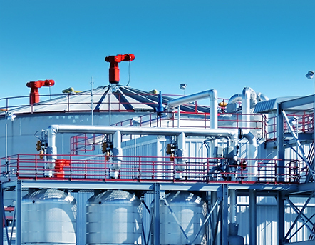Photo of ProQuip Agitators Installed at Ethanol Plant